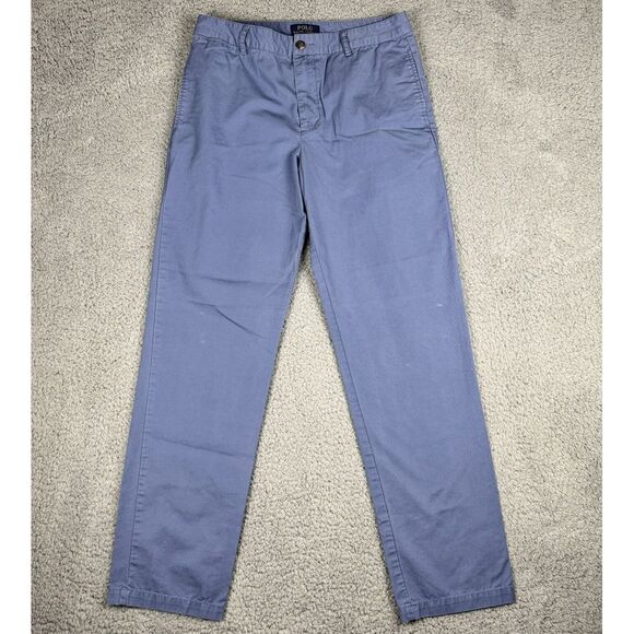 Polo Ralph Lauren Other - Polo Ralph Lauren Pants Boys 20 Flat Front Light Blue Chino Casual *SEE PHOTOS*